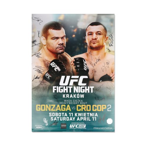 UFCFN64GonzagavsVroCopSignedEventPoster 5