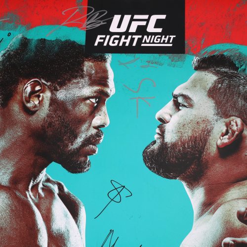 UFCFNCannoniervsGastelumSignedPoster 4