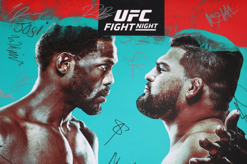 UFCFNCannoniervsGastelumSignedPoster 4