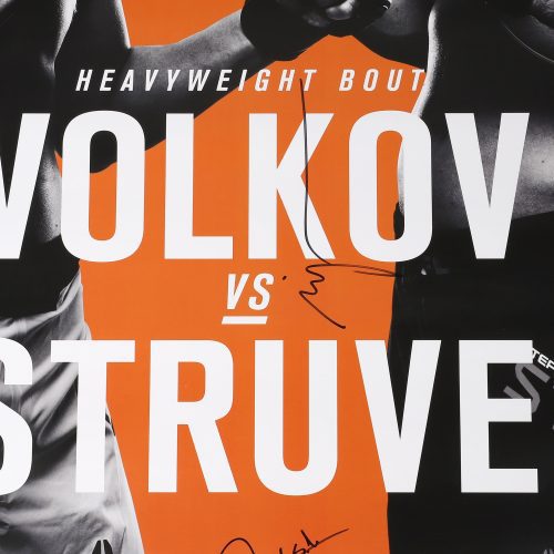 UFCFNVolkovvsStruveSignedEventPoster 4