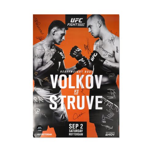 UFCFNVolkovvsStruveSignedEventPoster 5