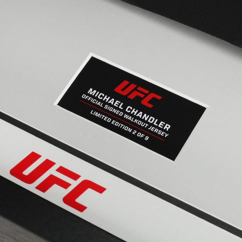 UFCMichaelChandlerSignedVenumFightNightWalkoutJersey 2