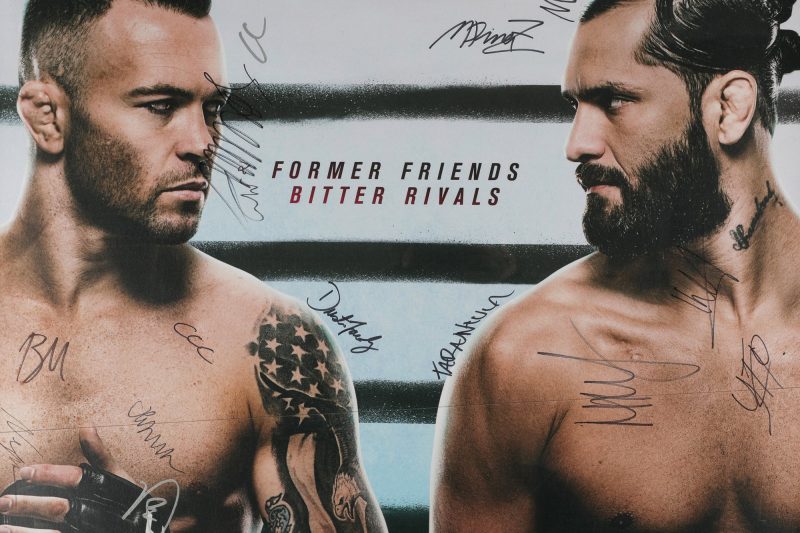 UFC 272 Covington vs Masvidal Signed Poster 4