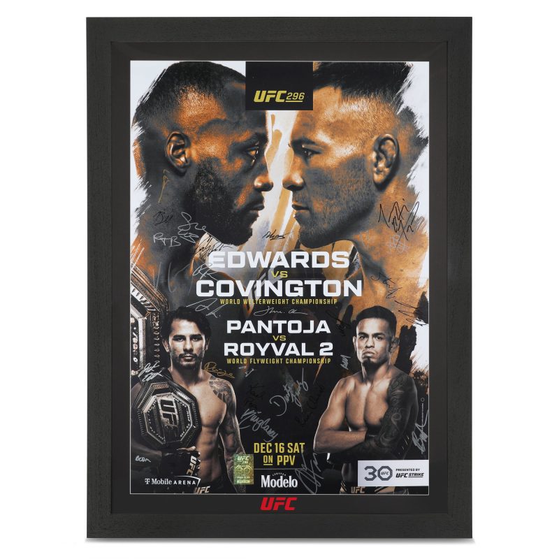 UFC 296 Edwards Vs Covington Event Poster 1