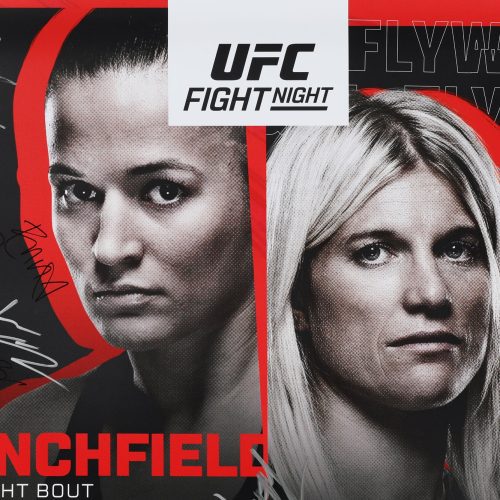 UFC Fight Night Blanchfield Vs Fiorot Signed Poster 4