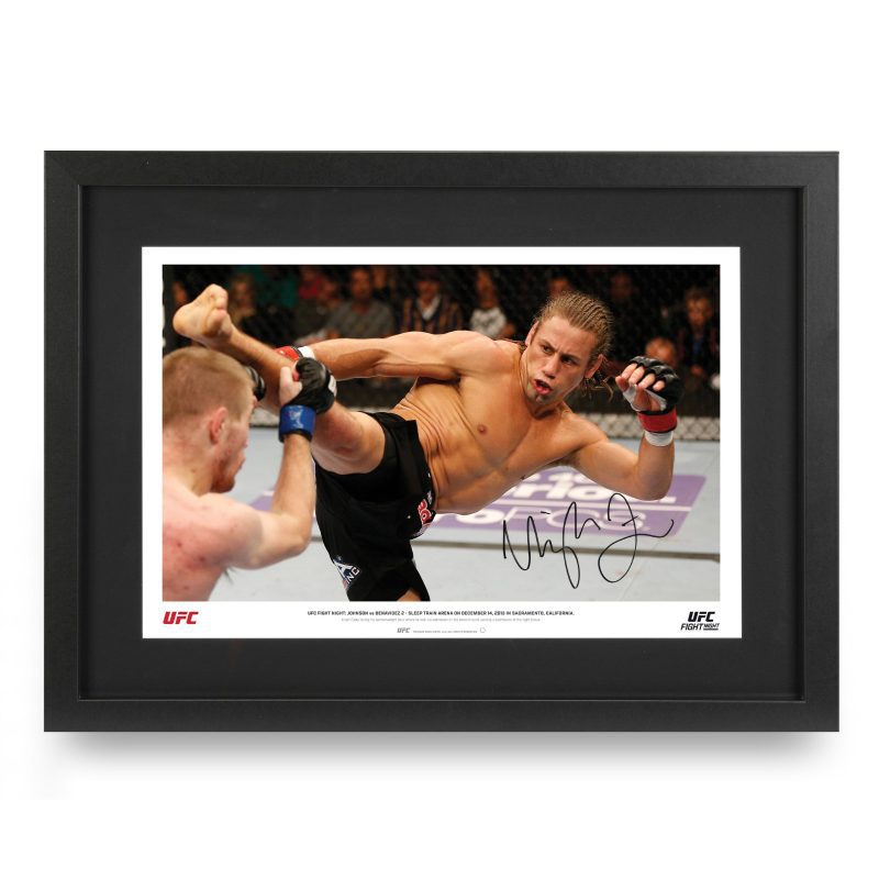 Urijah Faber UFC FN Johnson vs Benavidez 2 Framed Print 1